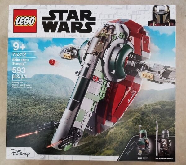 Lego-Disney-Star Wars-Boba Fett's Starship-75312-593 pcs/pzs